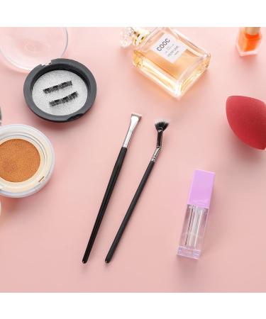 Gootrades 2 Pcs Mascara Fan Brush - Achieve Natural Lifted Effects with Smooth Application - No Smudging or Clumping - Easy to Use on Lash Line - Buy Online on GoSupps.com