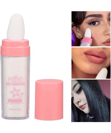 Highlight Powder Stick Puff Lightweight Texture Highlight Patting Powder Beautiful 9g Small for Makeup (White) - Buy Online on GoSupps.com