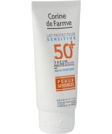 Corine de Farme - Sensitive Protective Milk SPF50+ - Very High UVA & UVB Protection - Sensitive Skin - Water Resistant - Made - Buy Online on GoSupps.com