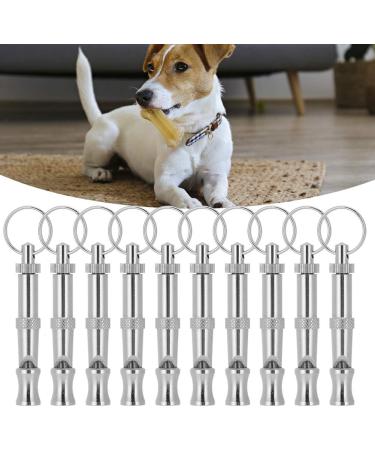 Premium Pet Training Pipe - 10 Adjustable Stainless Steel Dog Whistles | Stop Barking with Sound Waves | Multi-Function Keychain - Buy Online on GoSupps.com