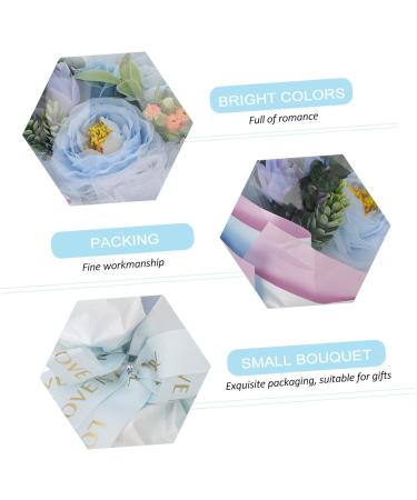 Angoily 1 Holding Flowers Soaps Bath Soaps Essential Oil Rose Artificial Rose Bath Bath Flowers Soap Roses Touch Bouquet Birthday Present Rose Petal Acrylic - Buy Online on GoSupps.com