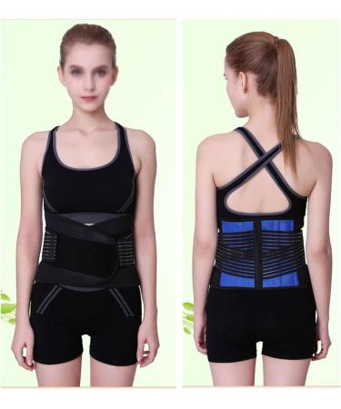 Samnuerly X-Large Back Support Lumbar Belt for Sciatica Scoliosis Herniated Disc - Ergonomic Design for Men & Women - Buy Online on GoSupps.com