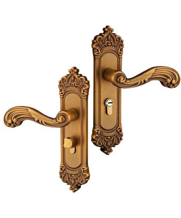 Door Locks Indoor Bedroom Doors Household Copper-Wood Door Locks Universal Mortise Locks Interior Doors