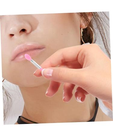 Shop Mikinona 10pcs Lip Mask Spoon & Makeup Brush Set | Lipstick Applicator Creamy Eyeshadow & More - Miss Cosmetic Pink - Buy Online on GoSupps.com