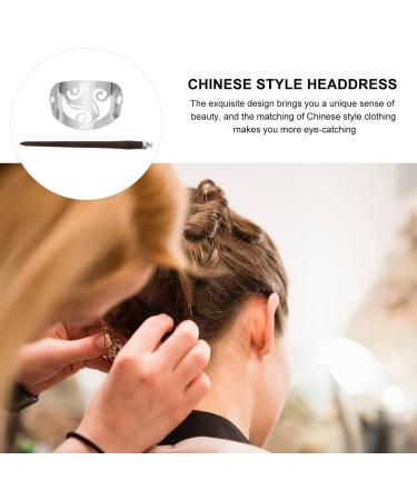 SHERCHPRY 1pc Hairpin Viking Hair Pin asian hair sticks hair barrettes for women Hair Clip Hair Stick Barrette Alloy Hair Sticks hair pin Mother turtle shell Zinc alloy ethnic style - Buy Online on GoSupps.com