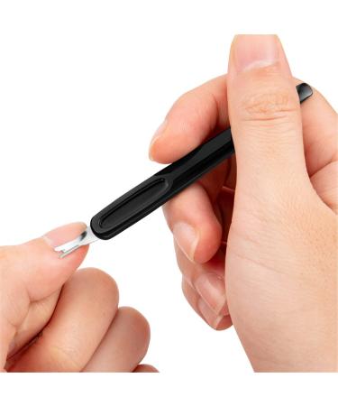 Professional Cuticle Cutter Set - IFrich Nail Skin Knife & V-Blade Trimmer - 2 Pieces Cuticle Remover & Pusher for Flawless Nails - Buy Online on GoSupps.com