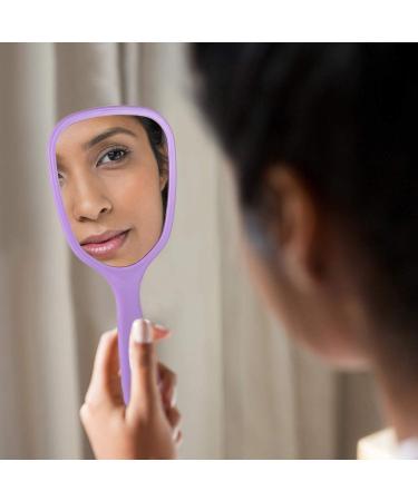 8 Pieces Handheld Hand Mirror Bulk Compact Travel Makeup Mirror Handheld Cosmetic Mirror with Handle Portable Vanity Mirror for Travel Camping Home 4 Colors 3.15 Inch Wide 7.09 Inch Long - Buy Online on GoSupps.com