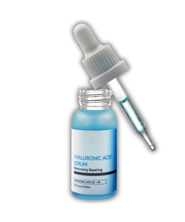 Hyaluronic Acid Serum for Face - Hyaluronic Acid & B5 Face Serum - Face Serum for Women - Hyaluronic Acid Serum - Skin Care for Plump & Smooth Skin - Face Care for Anti Aging - Face Moisturiser