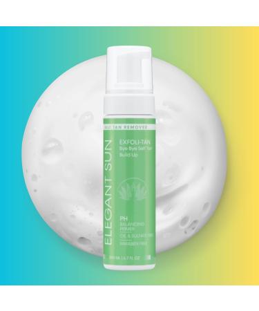 EXFOLI-TAN Mousse | Gentle Exfoliating Wash & Mitt for Flawless Self Tan Prep | Foaming Fake Tan Smoothing Exfoliator & Spray Tan Remover - Buy Online on GoSupps.com