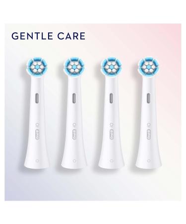 Oral-B iO Gentle Care Toothbrush Tips - Pack of 4 White | Best for Sensitive Teeth International Shipping Available - Buy Online on GoSupps.com