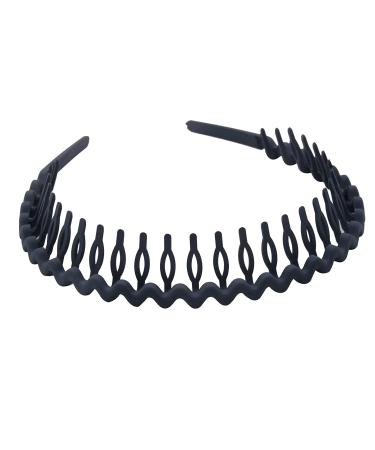 Yeshan Plastic Teeth Headbands - Pack of 6 Non-slip Wavy Thin Hair Bands for Women and Girls - Mixed Colors - Buy Online on GoSupps.com
