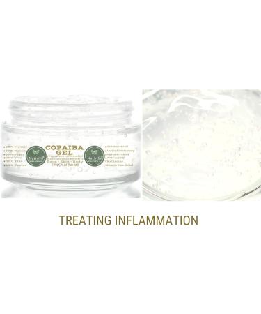 Nativilis Copaiba Gel Copaifera officinalis Multipurpose Natural Gel Face Skin Body Moisturizing Antiaging Melasma Inflammation Dermatitis Relieve Sore Muscles Joint Pains Circulation Varicose Veins - Buy Online on GoSupps.com