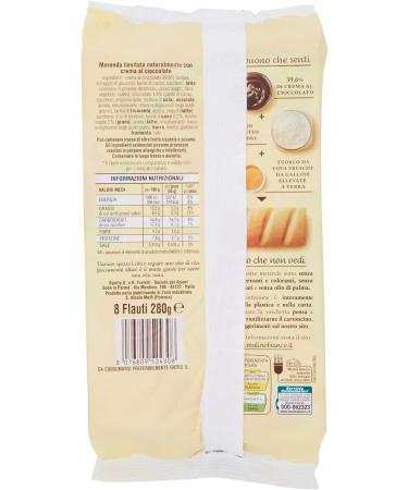 Mulino Bianco Flauti Set of 12 chocolate snacks cakes and sweet snacks for both 280 g + Gourmet Italian pulp 400 g - Buy Online on GoSupps.com