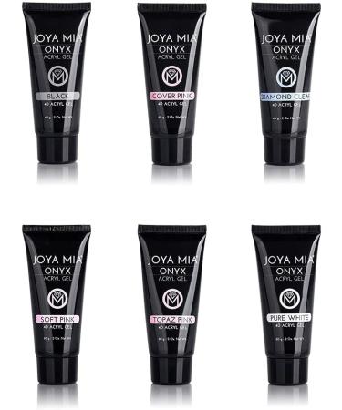 Joya Mia ONYX Acryl Gel System Hard Gel Builder Gel Poly Gel (BLACK) - Buy Online on GoSupps.com