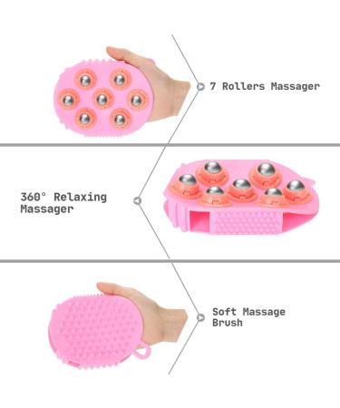 Best Cellulite Massager - 360 Massage Glove with Stainless Steel Beads for Pain Relief & Relaxation | International Shipping - Buy Online on GoSupps.com