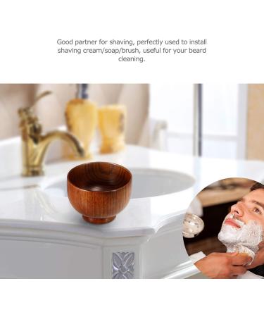 Gecheer Wooden Shaving Soap Bowl for Men | Durable & Stylish Shaving Soap Cup - International Shipping Available - Buy Online on GoSupps.com