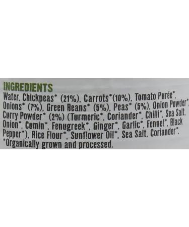 Organic Chickpea and Vegetable Curry 400g - Gluten-Free & Easy to Prepare - Buy Online on GoSupps.com