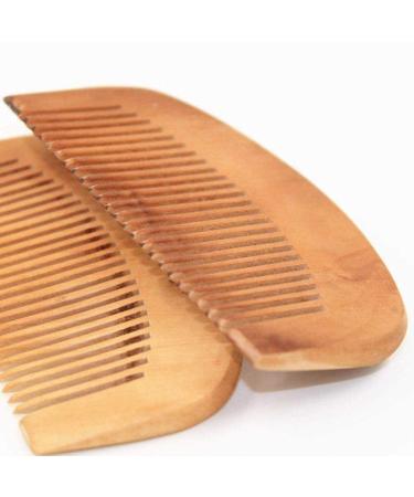 1Pcs Natural Peach Wood Com static Head Massage Accessories To Wear Hair Care Beauty Comb Tool Hair V4U7