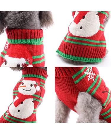 XL Snowman Dog Sweater - Cozy Cotton Costume for Christmas & Winter Celebrations | Trendy Pet Holiday Apparel - Buy Online on GoSupps.com