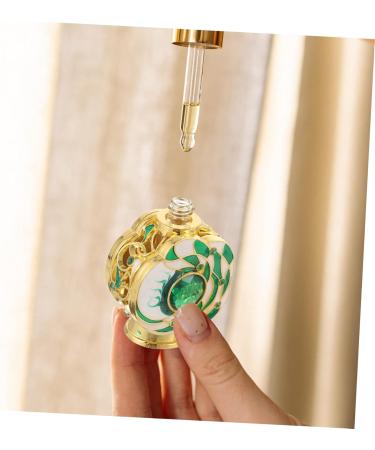 Healeved Perfume Bottle Essential Oil Perfume Dubai Perfume Finery Perfume Essential Oil Holder Bottle for Essential Oil Vintage Bottle Middle East Metal Bottle Travel - Buy Online on GoSupps.com
