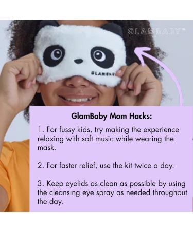 GlamBaby Eye Care Unbearable Bump Kit | Kids Stye Treatment | Heat & Cooling Mask | Eyelid Cleansing Spray - Buy Online on GoSupps.com