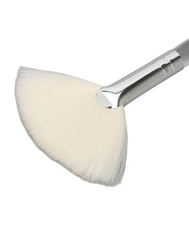 Buy Face Mask Fan Brush - Transparent Handle Flat Cosmetic Brush for Beauty Salon - Buy Online on GoSupps.com
