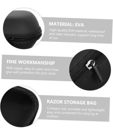 Minkissy 8-Piece Razor Storage Bag - Portable Shaver Holder for Travel Electric Razor Case EVA Suitcase Organizer (19x9cm) - Perfect for Men - Buy Online on GoSupps.com