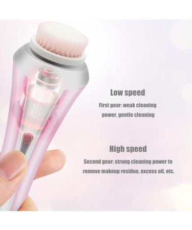 Four-in-One Facial Cleansing Instrument Cleansing Instrument Electric Cleansing Brush Cleaner to Blackhead Pore Massager Green (Pink) - Buy Online on GoSupps.com