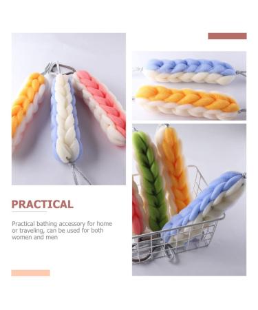 Beavorty 4Pcs Twist Shower Bars - Premium Loofah Sponge & Back Scrubber for Men & Women | Mesh Pouf Body Wash & Bath Belt | European Version - Buy Online on GoSupps.com