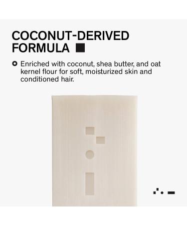 Bravo Sierra Men's Body and Hair Soap Bar - White Vetiver & Cedarwood - 7 oz - Coconut Shea Butter & Oat Flour - Face, Hair & Body Wash - Buy Online on GoSupps.com