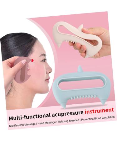 Beavorty 6 STK Scalp Massage Brush Set Universal Hand Tools for Relaxation & Meridian Therapy - Buy Online on GoSupps.com