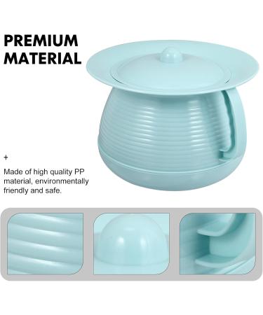 Unisex Chamber Pot with Lid Spittoon Chamber Bucket Plastics Bedpan Seat Urinal Toilet Household Night Urine Jug for Men Women Elderly Kids (Color : Sky-Blue) - Buy Online on GoSupps.com