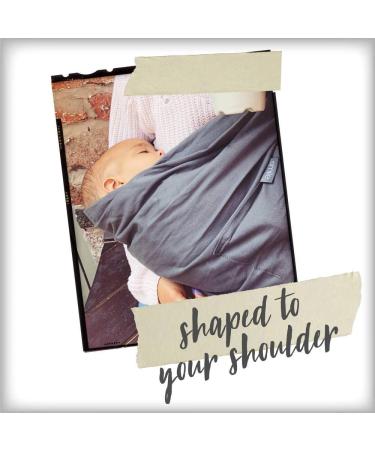 We Made Me Smile Organic Baby Sling | 5 Carry Positions | 3.6-15.9kg | Pebble - Buy Online on GoSupps.com