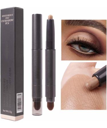 Eyeshadow Sticks for Eyes | Pearl Shimmer Eyeshadow Stick Waterproof Long Lasting Smoky Eye Makeup Eyeshadow Pencil Crayon Sritob 02# Naked Beige - Buy Online on GoSupps.com
