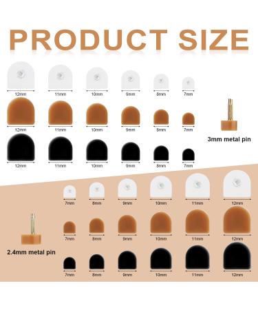 36 Pairs High Heel Caps & Repair Tips w/ Stiletto Pliers | Non-Skidding Replacement Caps for Women's Heels in 3 Colors - Easy to Replace - Buy Online on GoSupps.com