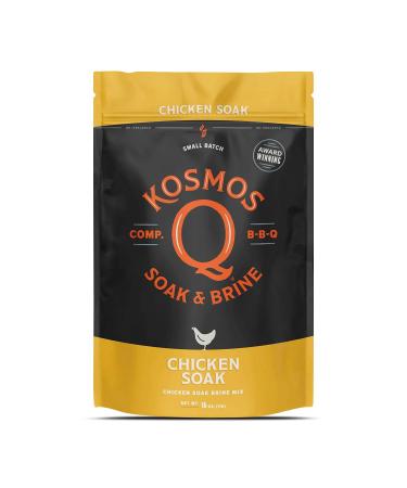 Kosmos Q Chicken Soak Brine - 16 Oz BBQ Brine Mix for Whole Chicken, Breast, or Tenderloins - Award-Winning Seasoning & Soak Kit Made in the USA (Chicken) - Buy Online on GoSupps.com