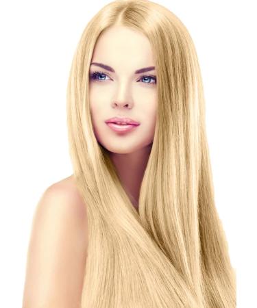 hair2heart Micro Ring Hair Extensions | 100% real Micro Loop human hair | Micro Beads Extension | wavy Hair| #9/0 Light Blonde | 0.5 grams per strand | 20 inch #9/0 20 Inch - Buy Online on GoSupps.com