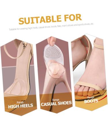 Buy Gatuida 3 Pairs Arch Support Forefoot Pads - Anti-Slip Gel Inserts for Women s High Heels | Metatarsal Cushion for Comfort - Buy Online on GoSupps.com