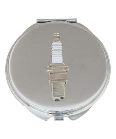 Spark Plug Compact Mirror Handbag Gift With Free Engraving 555