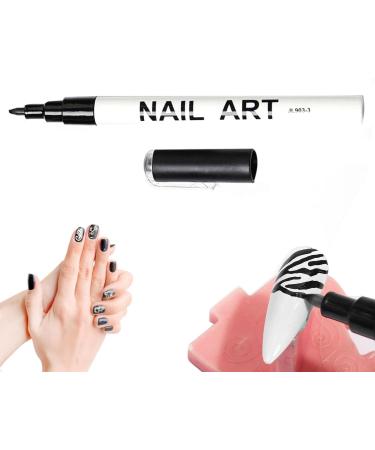 Hudhow's Nail Polish Pencil - 5 Colors Nail Art Pen for DIY Graffiti Abstract Lines & Floral Patterns | Nail Design Tool & Manicure Accessories - Buy Online on GoSupps.com