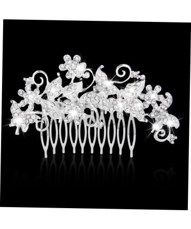 FRCOLOR Set of 3 Crystal Hair Comb Bridal Wedding Hair Clips Hair Clips Hair Pin Tiara Wig Rhinestone Comb Hair Comb Slide Clip Hairpiece Vintage Headpiece Accessories - Buy Online on GoSupps.com