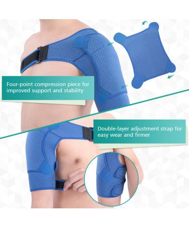 Shoulder Support for Men & Women - Rotator Cuff Stabilization for AC Joint Bursitis & Tendon Inflammation - Buy Online on GoSupps.com