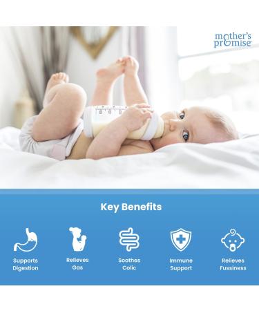 USDA Organic Baby Probiotic Drops for Infants | Colic Reflux Gas & Constipation Relief | Digestive & Immune Support for Newborns (0-24 Months - Buy Online on GoSupps.com