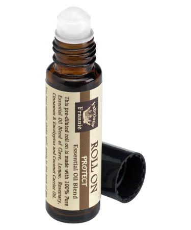Fabulous Frannie Protect Pre-Diluted Essential Oil Blend Roll-On (Comparable to Young Living's Thieves blend) made with Cinnamon Clove Eucalyptus Rosemary and Lemon 10ml