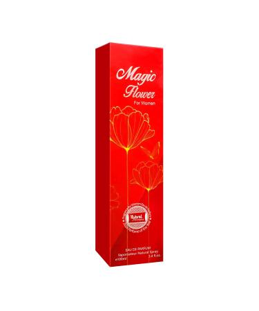 Hybrid & Company Women Magic Flower Red Exotic Eau De Parfum Natural Spray Vaporisateur 3.4 Fl Oz MAGIC FLOWER EXOTIC 3.4 Fl Oz (Pack of 1) - Buy Online on GoSupps.com