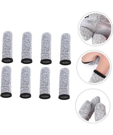 Healifty 8 Pairs Cut Resistant Gloves - Anti-Cut Finger & Thumb Protectors for Safe Cutting | Durable Shield & Impact Resistant Finger Guards - Ideal for Work & Crafts - Buy Online on GoSupps.com