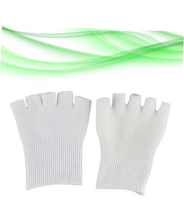 Beatifufu 1 Pair Moisturizing Gel Socks Bunion Splints Pad Five Toe Gel Socks Gel Socks for Feet Foot Spa Socks Thumb Bunion Corrector Silicone Socks Moisturising White Heel Nursing Supplies - Buy Online on GoSupps.com