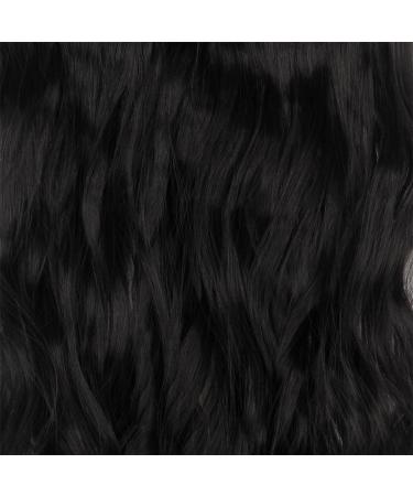 Neverland 22 Ombre Wavy Curly Hair Extensions - Full Head Clip-In 7pcs Natural Black Dip Dye for Effortless Style - Buy Online on GoSupps.com