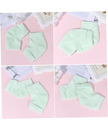 POPETPOP 1 Pair Lotion Socks mesh Socks Plantar Sock Non Skid Socks Silicone Heel Ankle Sleeve Cracked Heel Foot Womens Socks Wicking Socks High Heel Open Toe Socks Men and Women - Buy Online on GoSupps.com