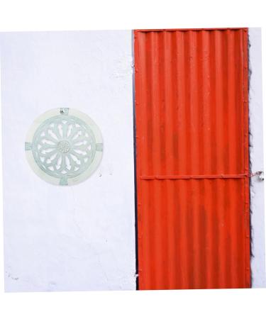 Cabilock Pattern Disc Vintage Decor Astetic Room Decor Wooden Wall Decor Wall Hanging Delicate 20x20cm Grey - Buy Online on GoSupps.com